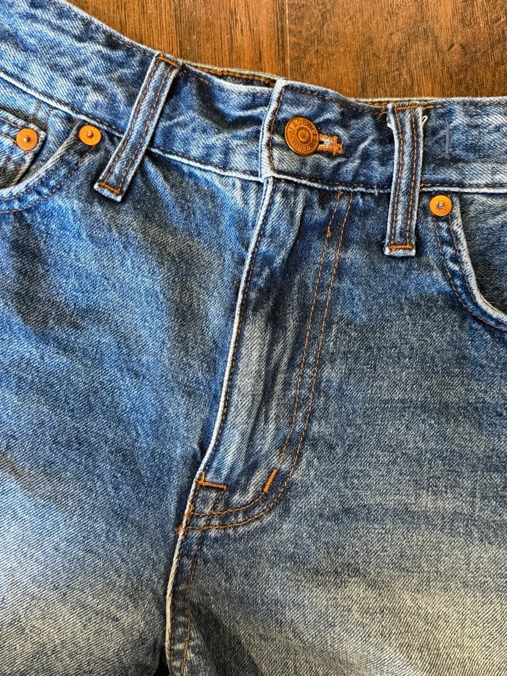 Madewell Relaxed Denim Blue Jean Cutoff Shorts